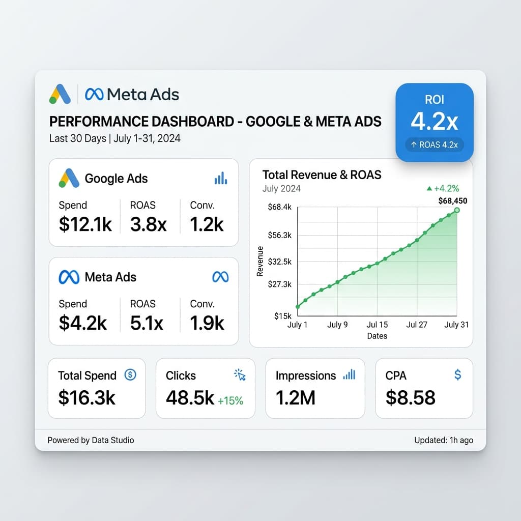 Publicité Google & Meta Ads